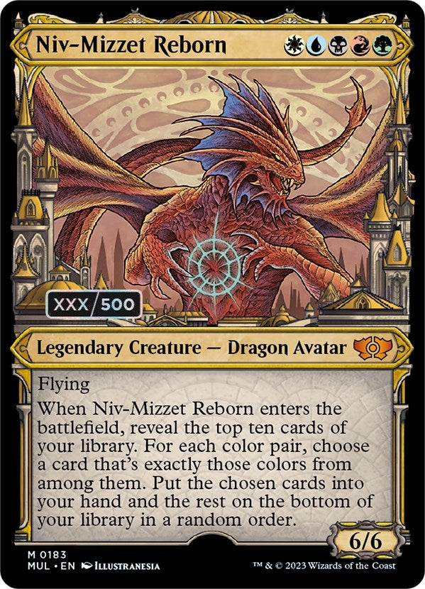 Image for Niv-Mizzet Reborn (Serial Numbered) (183) (MUL) - Magic: The Gathering
