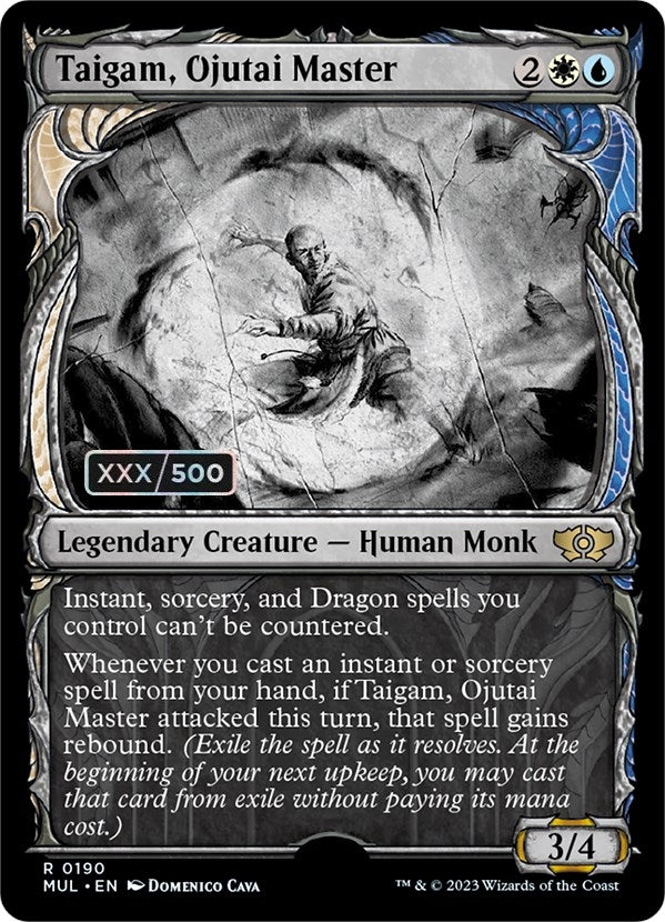Image for Taigam, Ojutai Master (Serial Numbered) (190) (MUL) - Magic: The Gathering