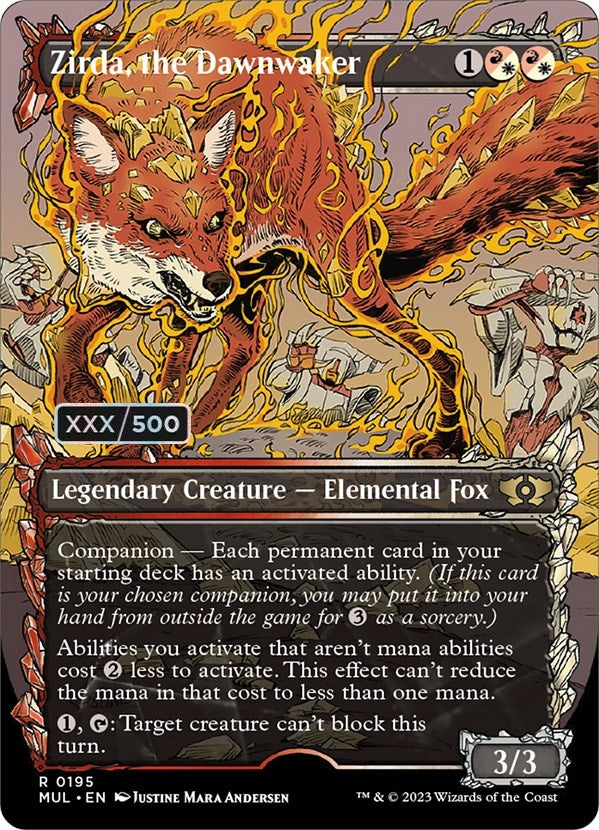 Image for Zirda, the Dawnwaker (Serial Numbered) (195) (MUL) - Magic: The Gathering