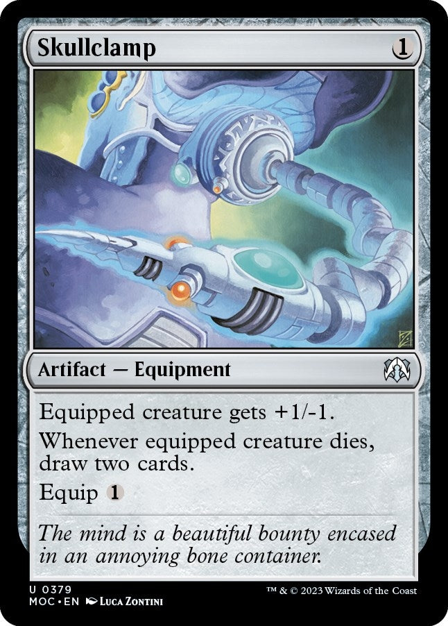 Image for Skullclamp (379) (MOC) - Magic: The Gathering