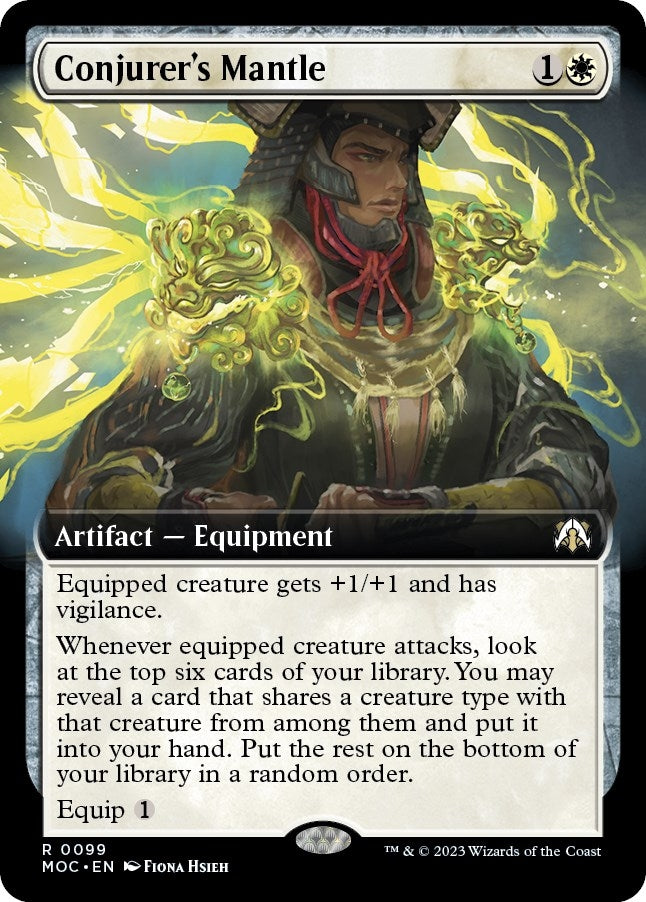 Image for Conjurer's Mantle (Extended Art) (99) (MOC) - Magic: The Gathering