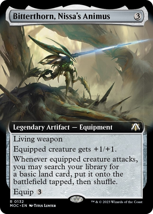 Image for Bitterthorn, Nissa's Animus (Extended Art) (132) (MOC) - Magic: The Gathering