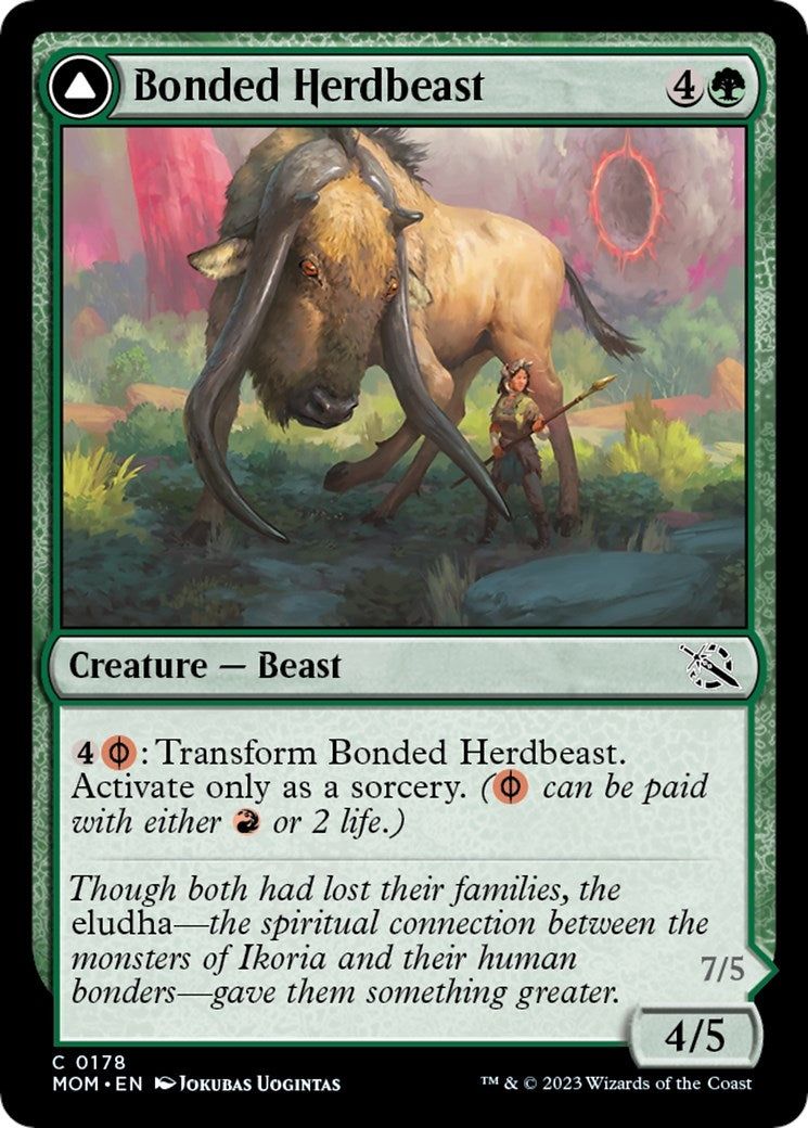 Image for Bonded Herdbeast (178) (MOM) - Magic: The Gathering