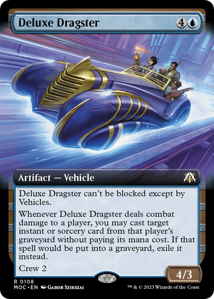 Image for Deluxe Dragster (Extended Art) (108) (MOC) - Magic: The Gathering