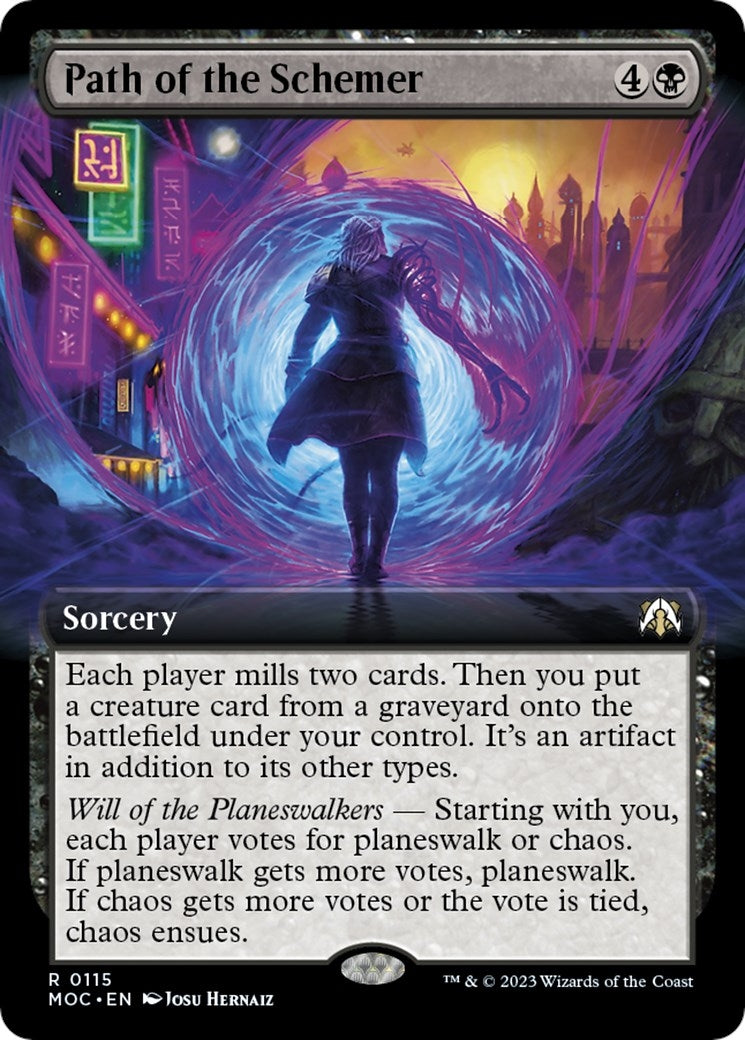 Image for Path of the Schemer (Extended Art) (115) (MOC) - Magic: The Gathering