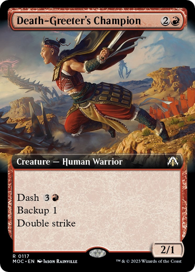 Image for Death-Greeter's Champion (Extended Art) (117) (MOC) - Magic: The Gathering