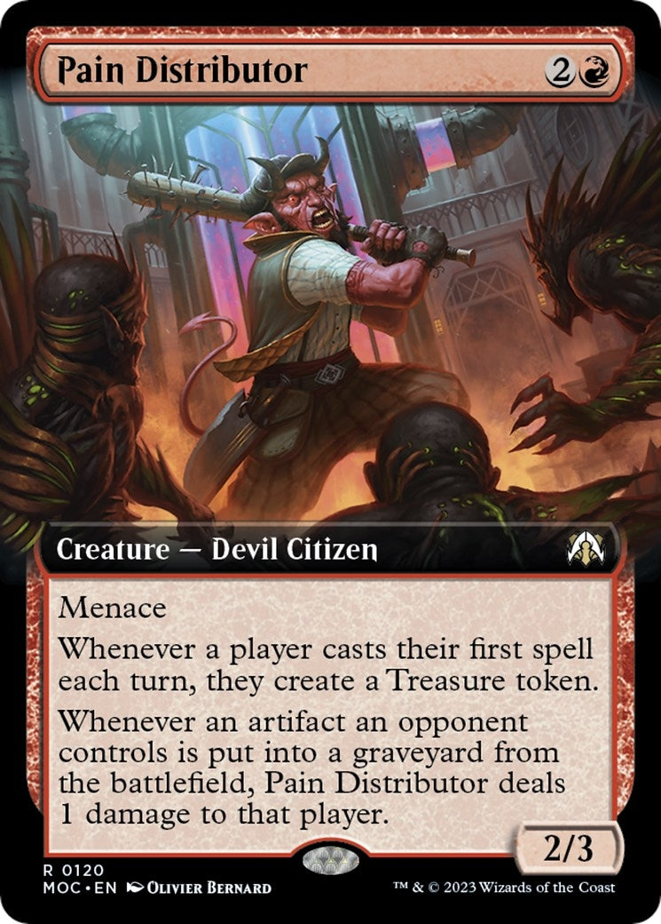 Image for Pain Distributor (Extended Art) (120) (MOC) - Magic: The Gathering