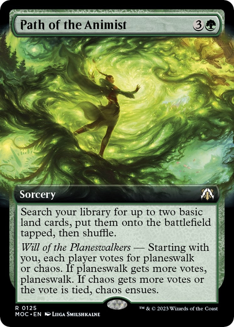 Image for Path of the Animist (Extended Art) (125) (MOC) - Magic: The Gathering