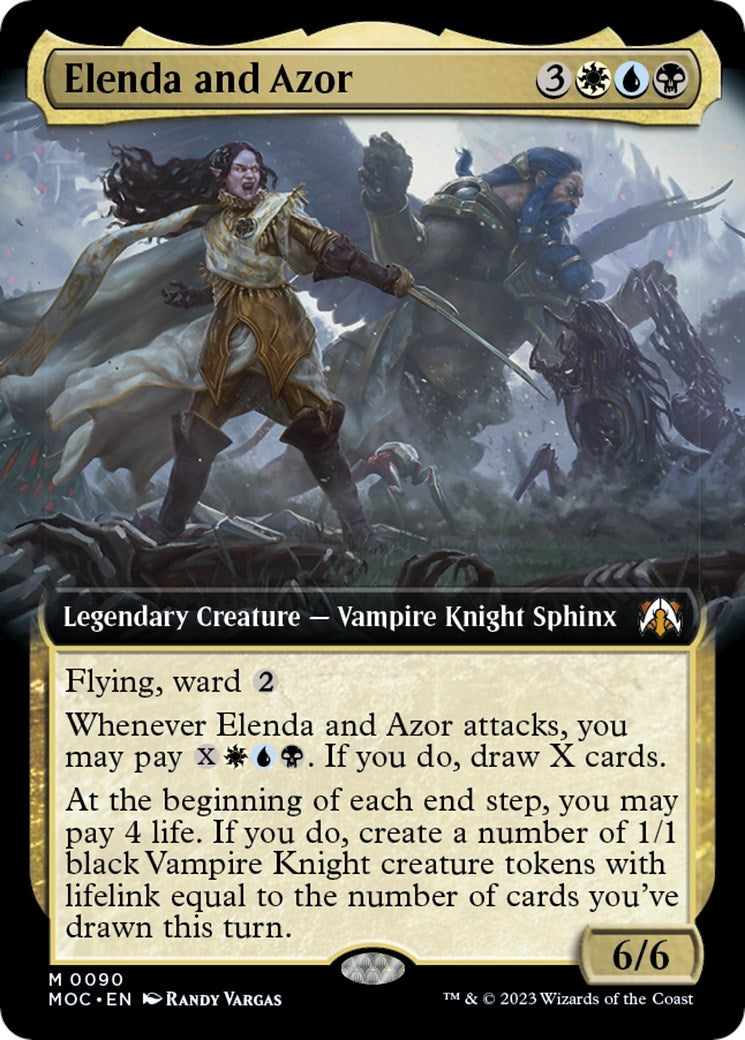 Image for Elenda and Azor (Extended Art) (90) (MOC) - Magic: The Gathering