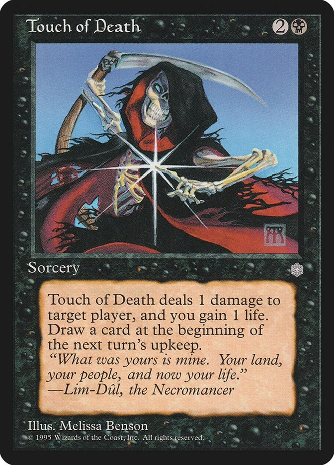 Image for Touch of Death (ICE) - Magic: The Gathering