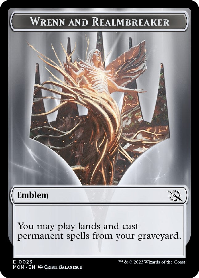 Image for Emblem - Wrenn and Realmbreaker (23) (MOM) - Magic: The Gathering