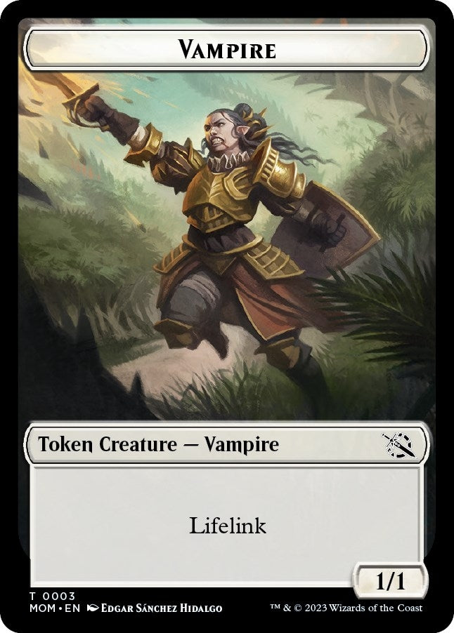 Image for Vampire Token (3) (MOM) - Magic: The Gathering