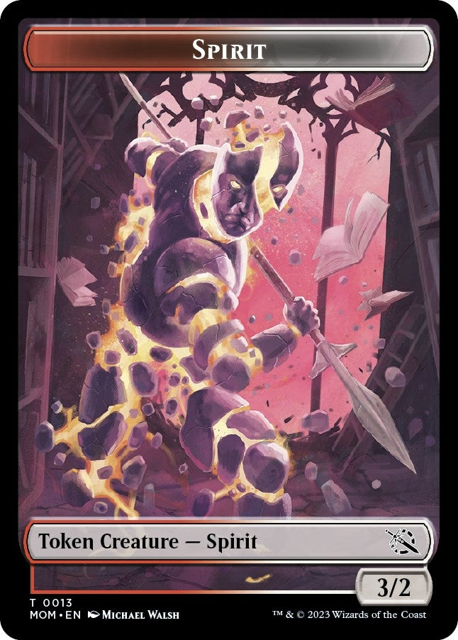 Image for Spirit Token (0013) (13) (MOM) - Magic: The Gathering