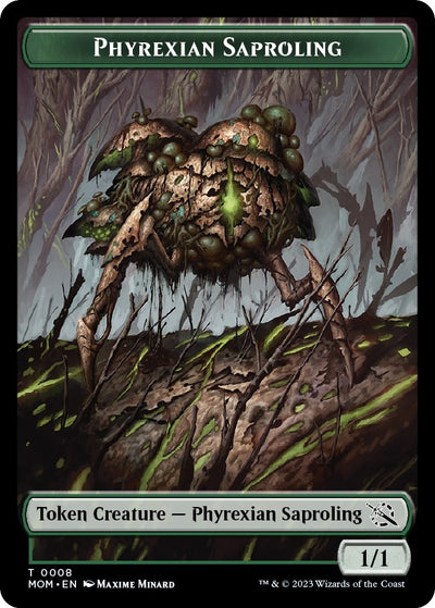 Phyrexian Saproling Token (8) (MOM)
