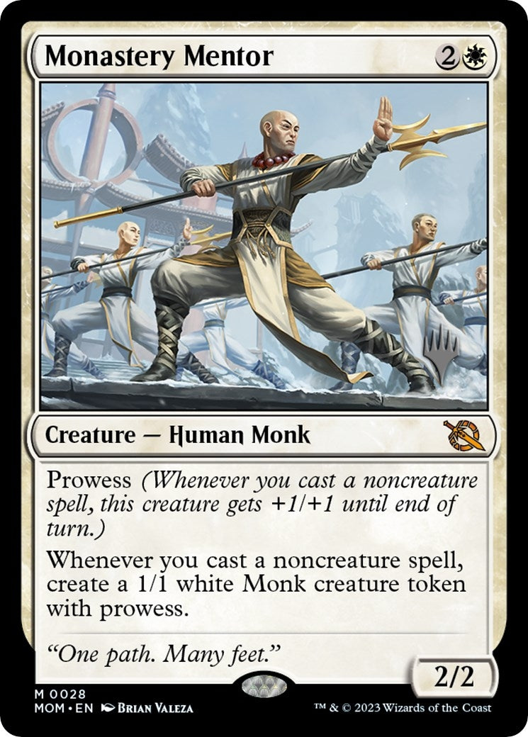 Image for Monastery Mentor (28) (PPMOM) - Magic: The Gathering