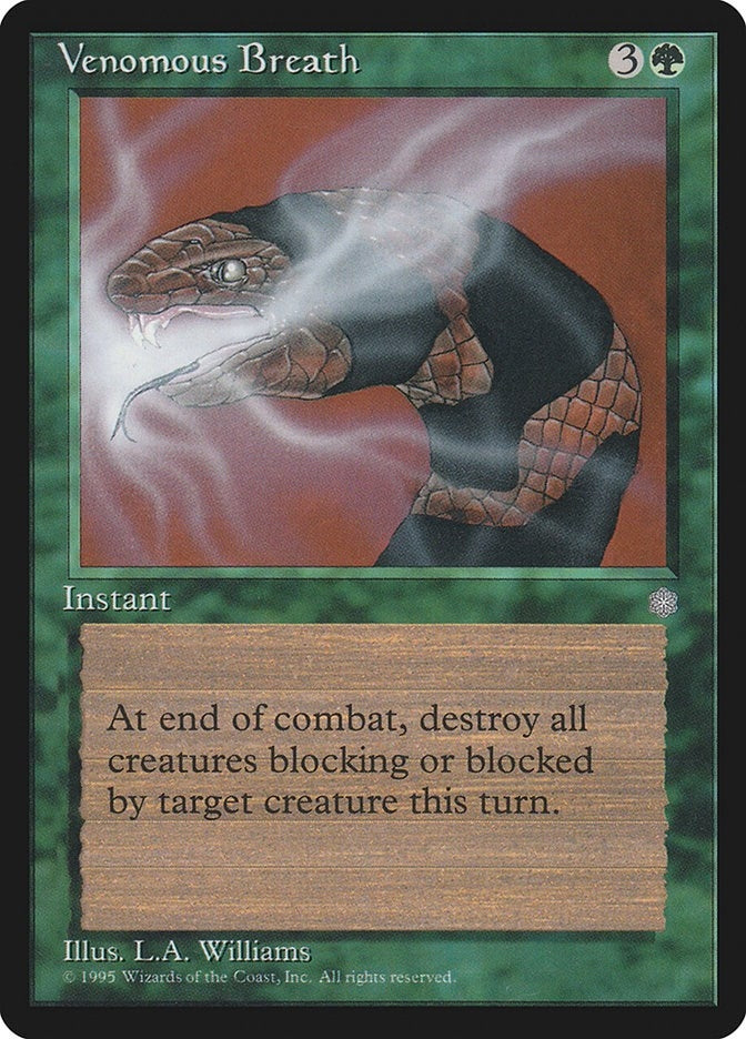Image for Venomous Breath (ICE) - Magic: The Gathering