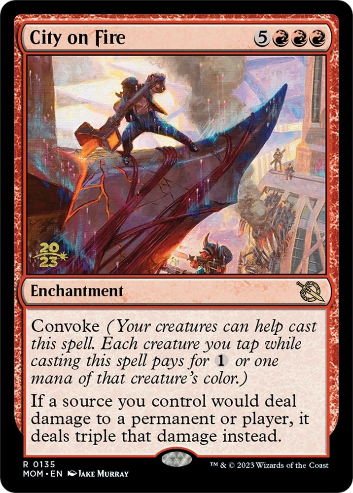 Image for City on Fire (135) (PRE) - Magic: The Gathering