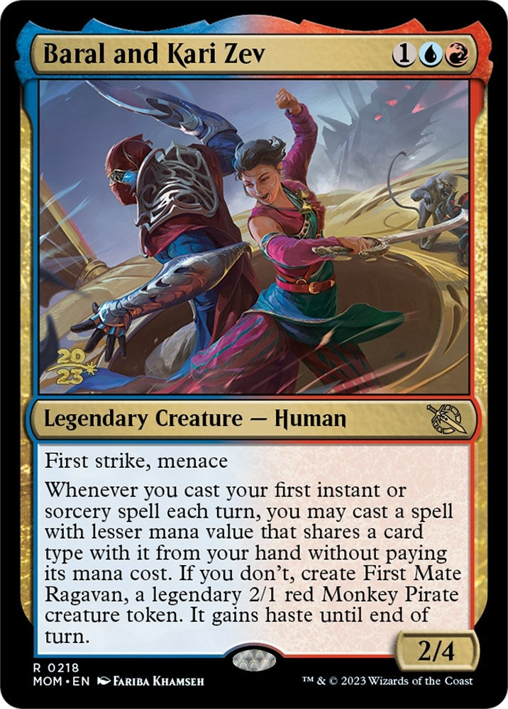 Image for Baral and Kari Zev (218) (PRE) - Magic: The Gathering