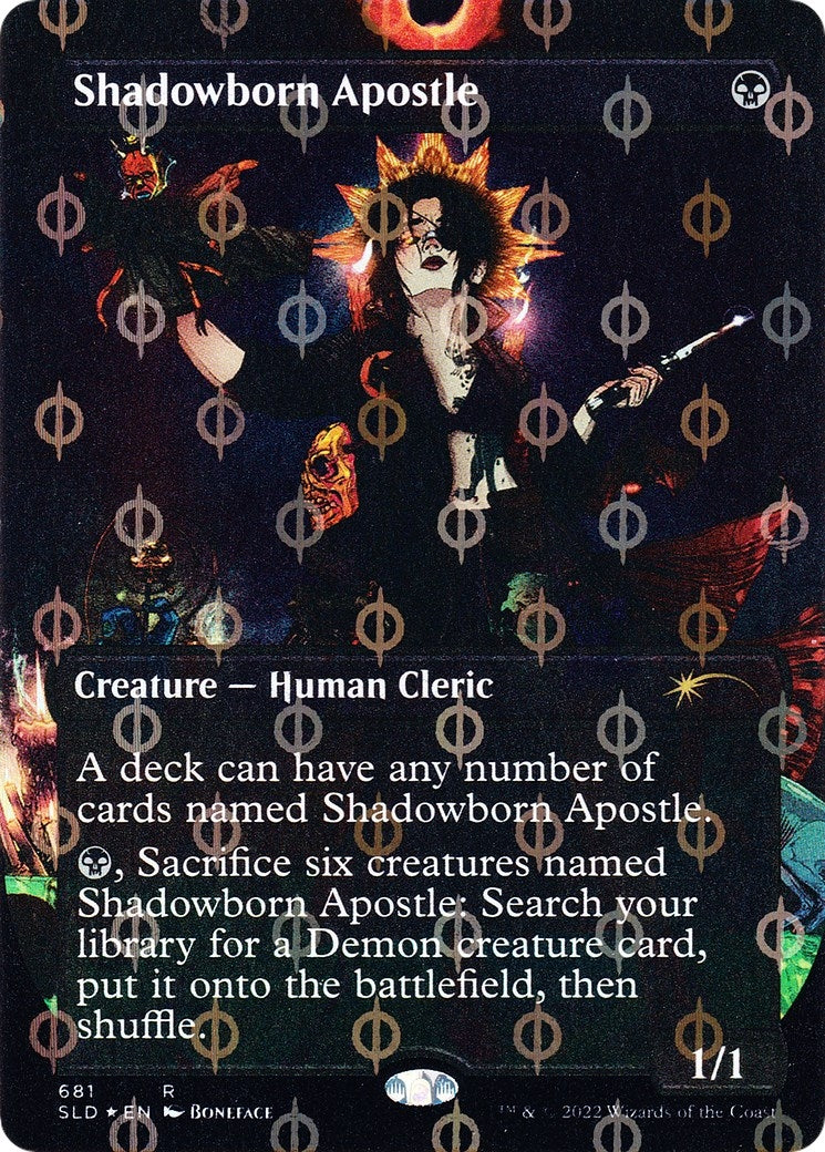 Image for Shadowborn Apostle (681) (Step-and-Compleat Foil) (681) (SLD) - Magic: The Gathering