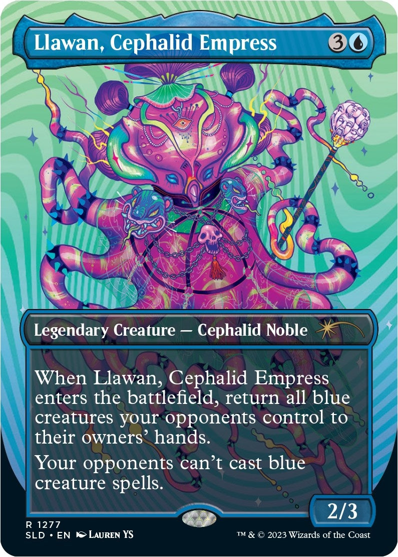 Image for Llawan, Cephalid Empress (1277) (SLD) - Magic: The Gathering