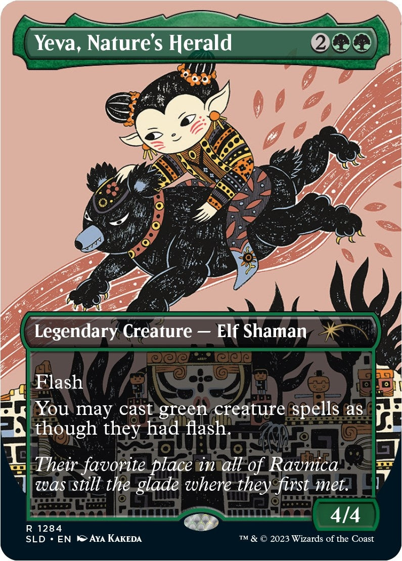 Image for Yeva, Nature's Herald (1284) (SLD) - Magic: The Gathering