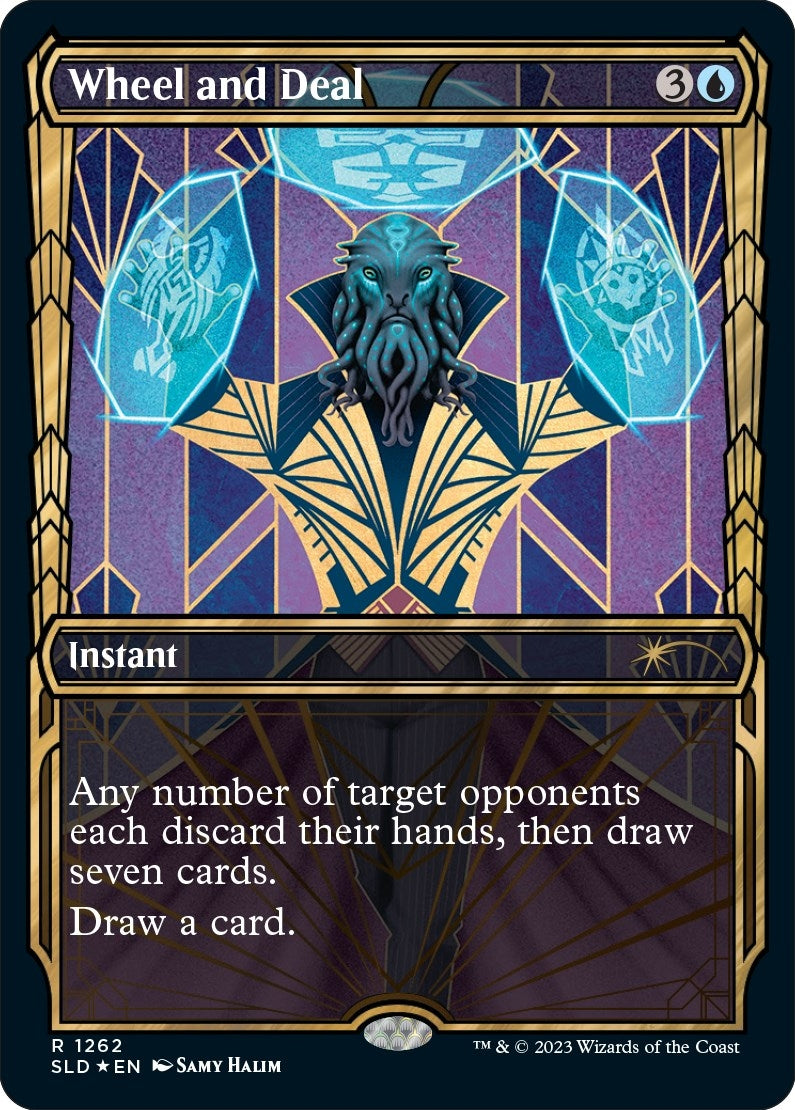 Image for Wheel and Deal (Halo Foil) (1262) (SLD) - Magic: The Gathering