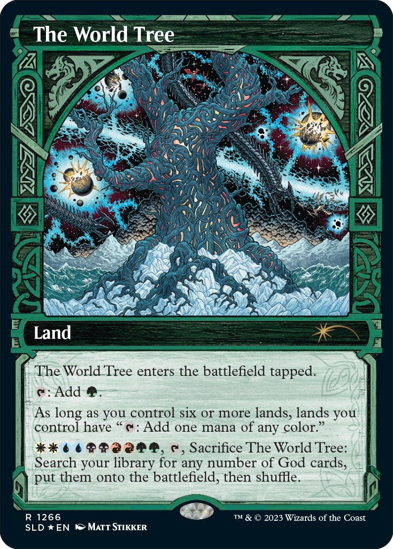 Image for The World Tree (Halo Foil) (1266) (SLD) - Magic: The Gathering