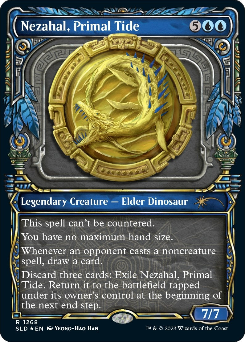 Image for Nezahal, Primal Tide (Halo Foil) (1268) (SLD) - Magic: The Gathering