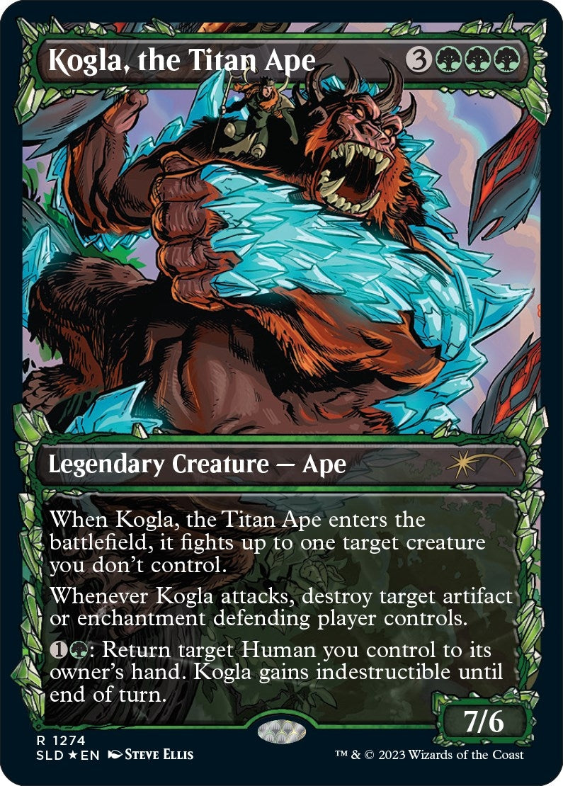 Image for Kogla, the Titan Ape (Halo Foil) (1274) (SLD) - Magic: The Gathering