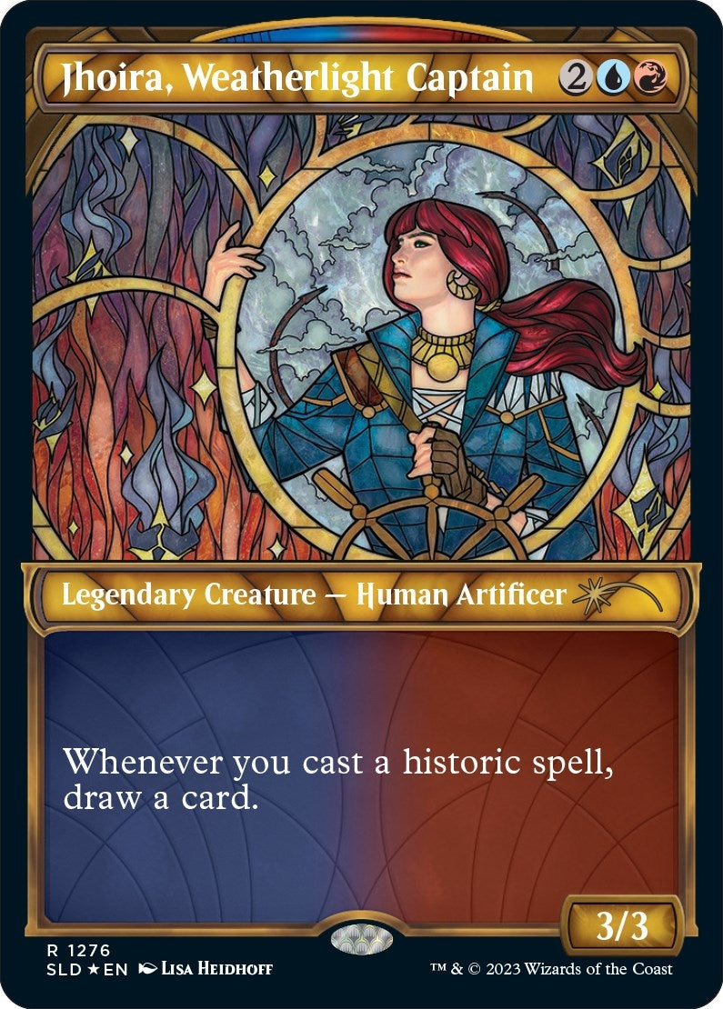 Image for Jhoira, Weatherlight Captain (Halo Foil) (1276) (SLD) - Magic: The Gathering