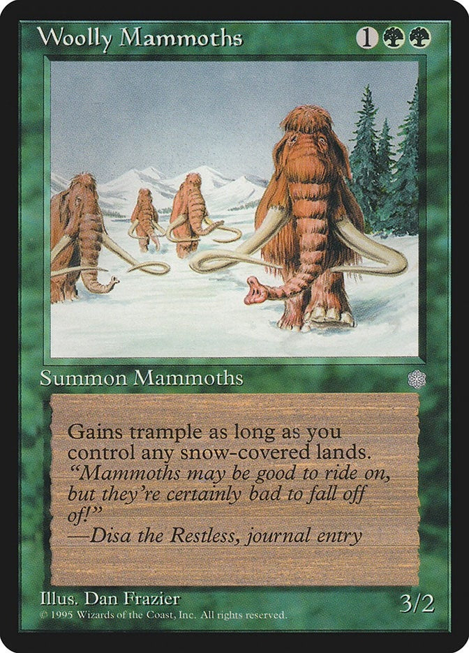 Image for Woolly Mammoths (ICE) - Magic: The Gathering