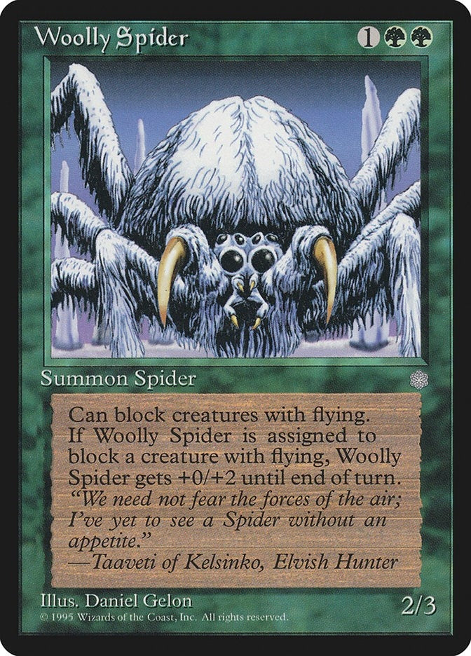 Image for Woolly Spider (ICE) - Magic: The Gathering