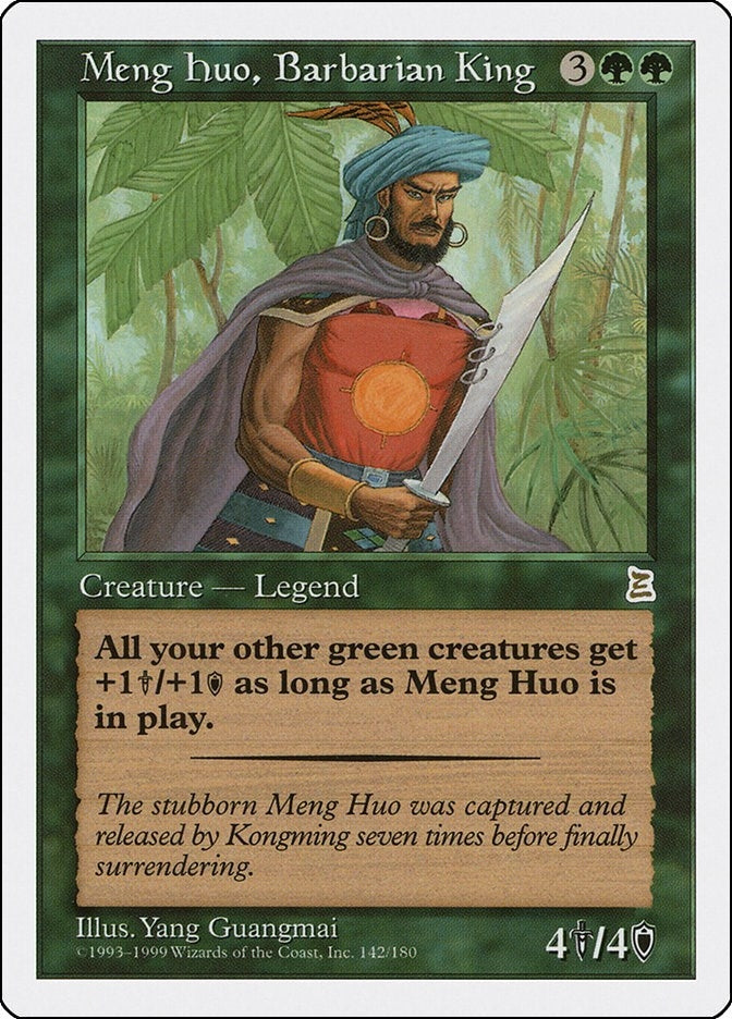 Image for Meng Huo, Barbarian King (142) (PTK) - Magic: The Gathering