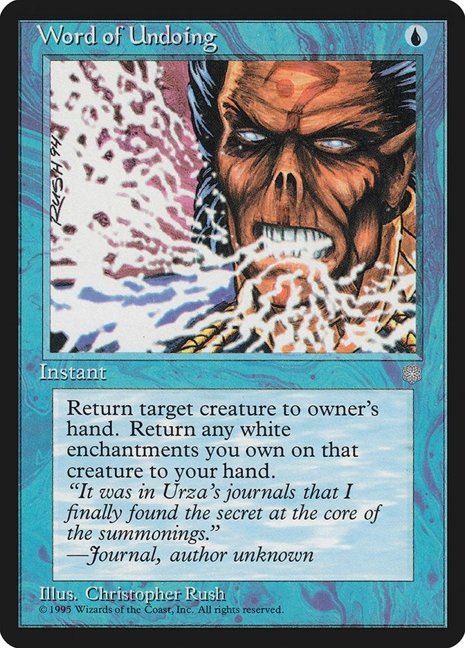 Image for Word of Undoing (ICE) - Magic: The Gathering