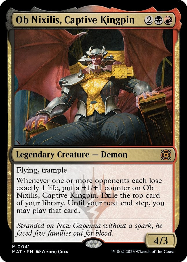 Image for Ob Nixilis, Captive Kingpin (41) (MAT) - Magic: The Gathering
