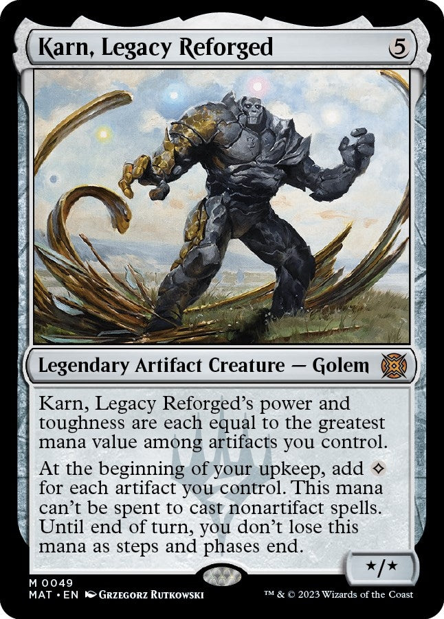 Image for Karn, Legacy Reforged (49) (MAT) - Magic: The Gathering