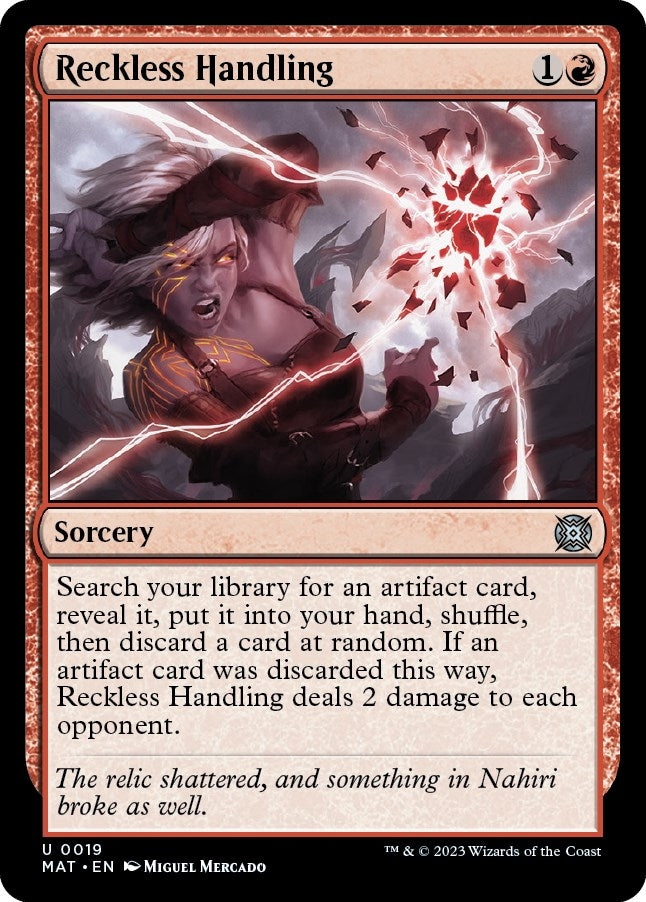 Image for Reckless Handling (19) (MAT) - Magic: The Gathering