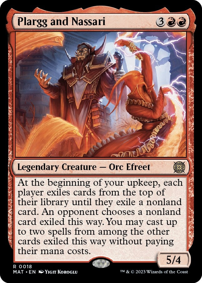Image for Plargg and Nassari (18) (MAT) - Magic: The Gathering
