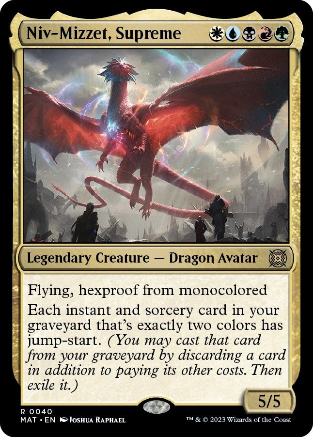 Image for Niv-Mizzet, Supreme (40) (MAT) - Magic: The Gathering