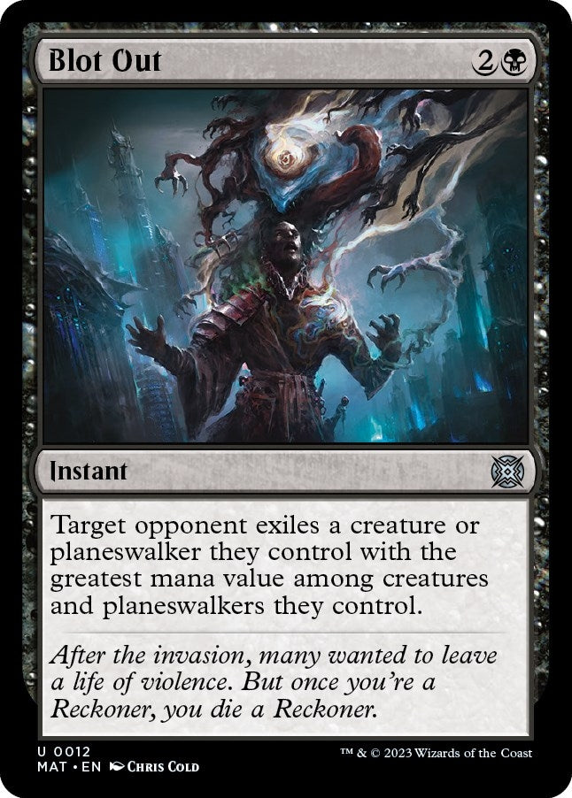 Image for Blot Out (12) (MAT) - Magic: The Gathering