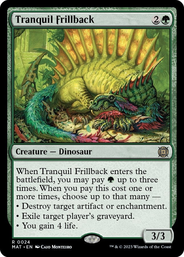 Image for Tranquil Frillback (24) (MAT) - Magic: The Gathering