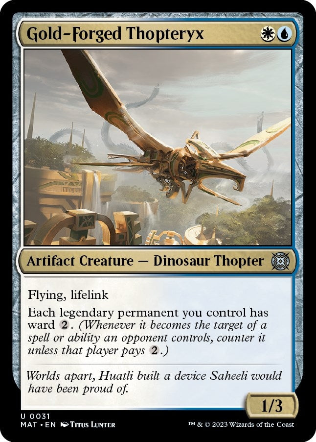 Gold-Forged Thopteryx (31) (MAT)