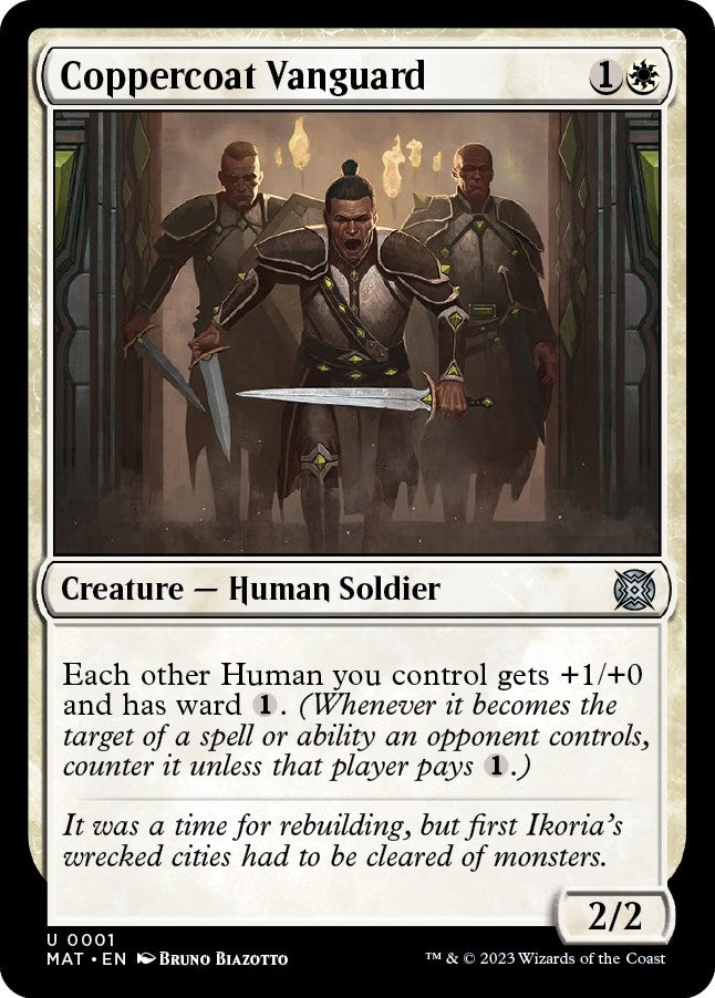 Image for Coppercoat Vanguard (1) (MAT) - Magic: The Gathering