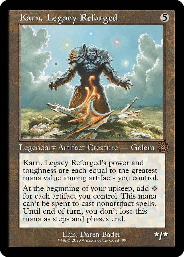 Image for Karn, Legacy Reforged (Retro Frame) (99) (MAT) - Magic: The Gathering