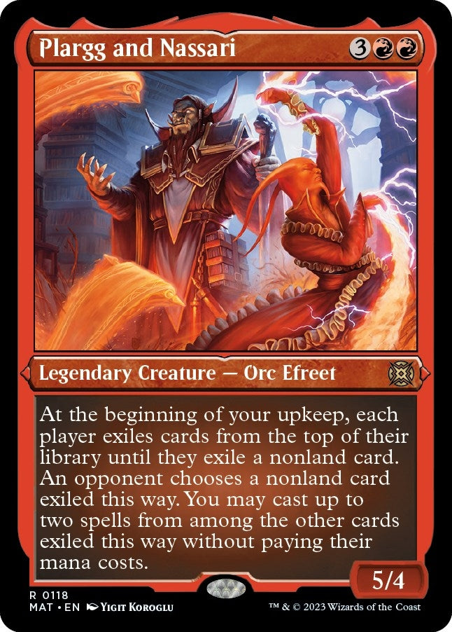 Image for Plargg and Nassari (Foil Etched) (118) (MAT) - Magic: The Gathering