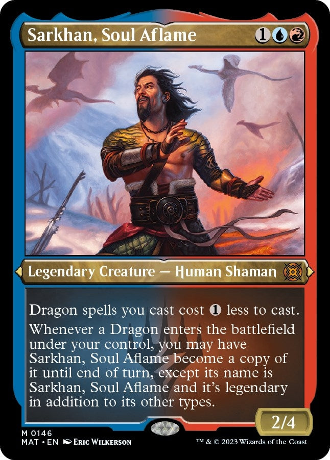 Image for Sarkhan, Soul Aflame (Foil Etched) (146) (MAT) - Magic: The Gathering