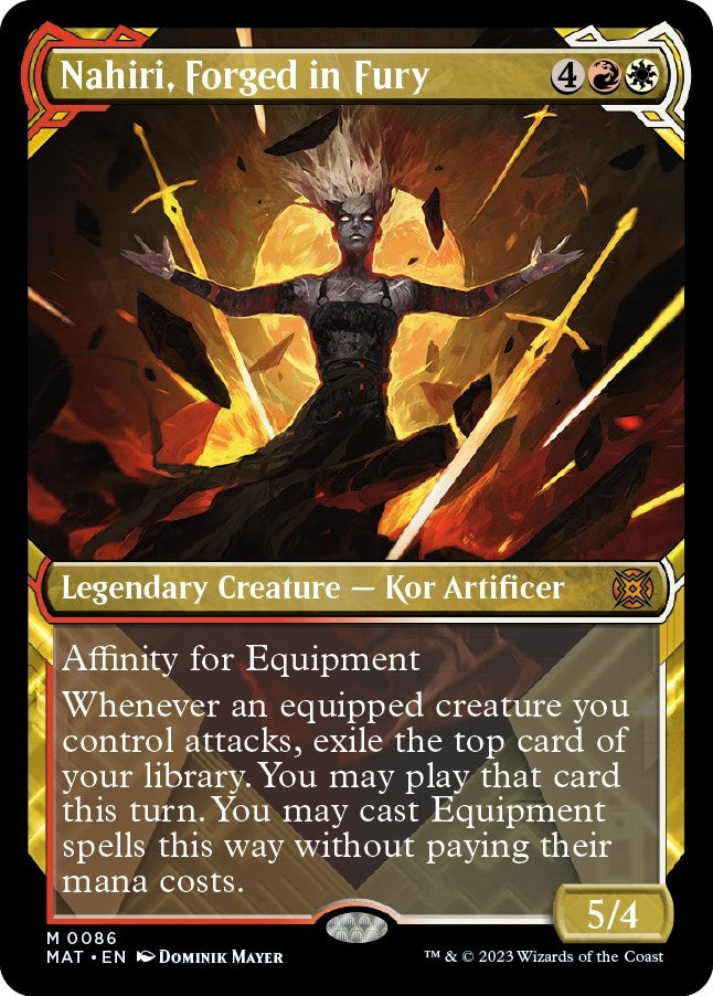Image for Nahiri, Forged in Fury (Showcase) (86) (MAT) - Magic: The Gathering
