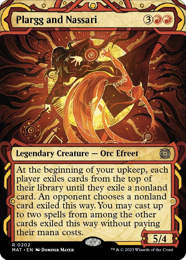 Image for Plargg and Nassari (Halo Foil) (202) (MAT) - Magic: The Gathering
