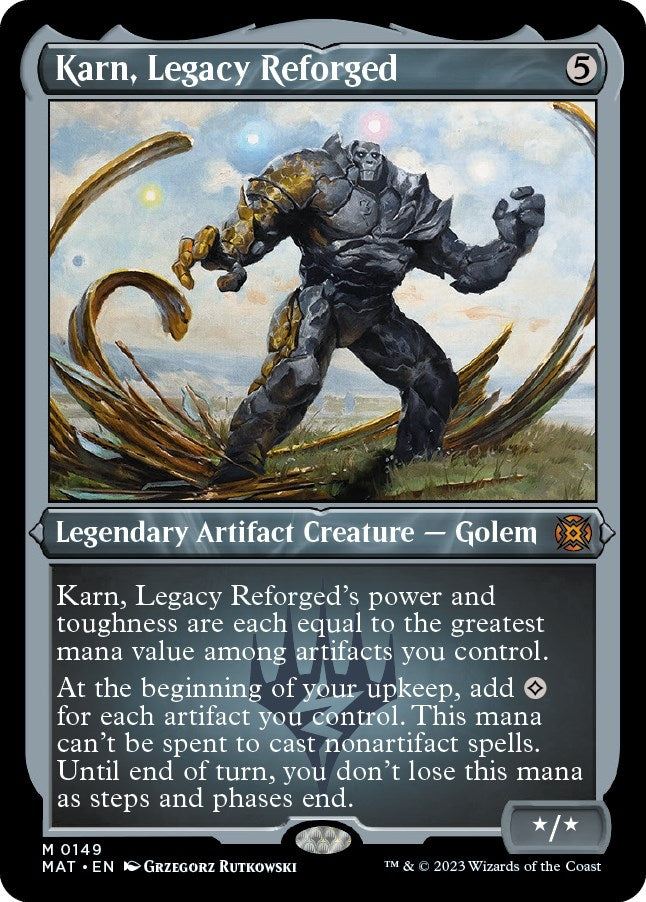 Image for Karn, Legacy Reforged (Foil Etched) (149) (MAT) - Magic: The Gathering