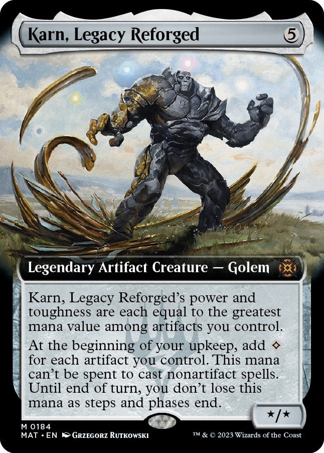 Image for Karn, Legacy Reforged (Extended Art) (184) (MAT) - Magic: The Gathering